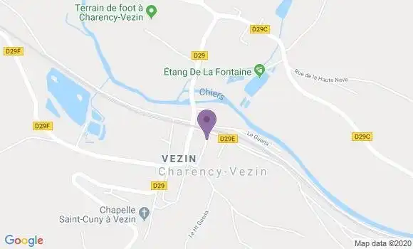 Localisation Charency Vezin Ap - 54260