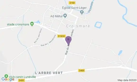 Localisation Croismare Ap - 54300