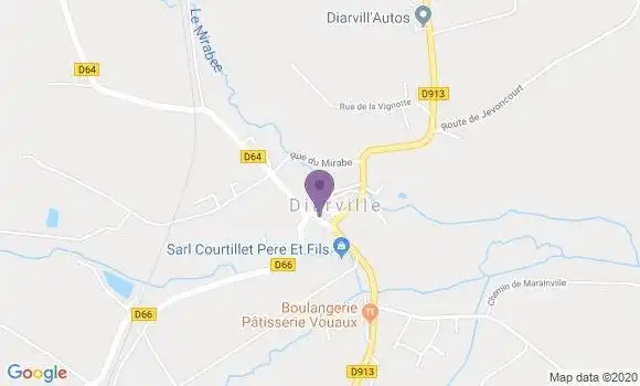 Localisation Diarville Ap - 54930