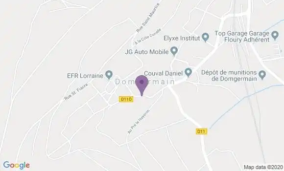 Localisation Domgermain Ap - 54119