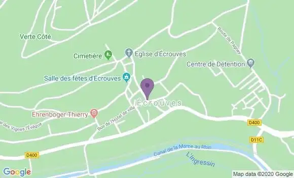 Localisation Ecrouves Ap - 54200