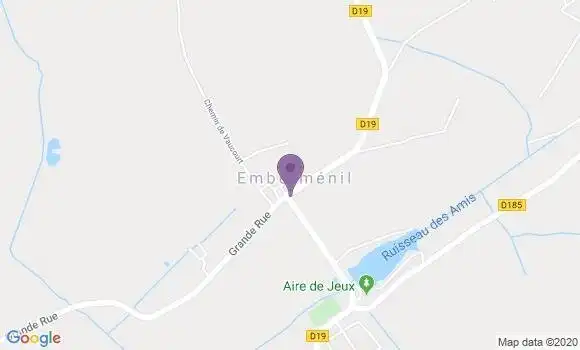 Localisation Embermenil Ap - 54370