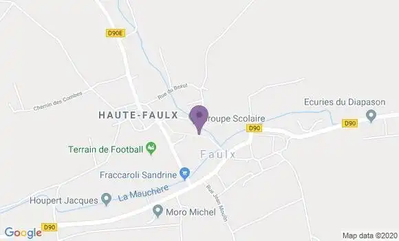 Localisation Faulx Ap - 54760