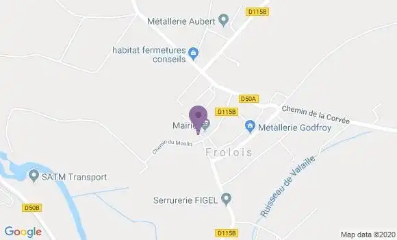 Localisation Frolois Ap - 54160