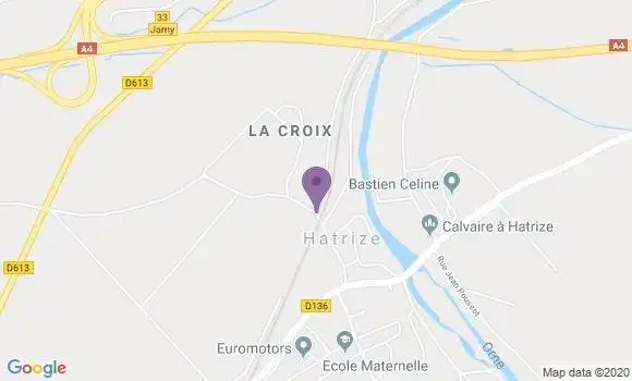 Localisation Hatrize Ap - 54800