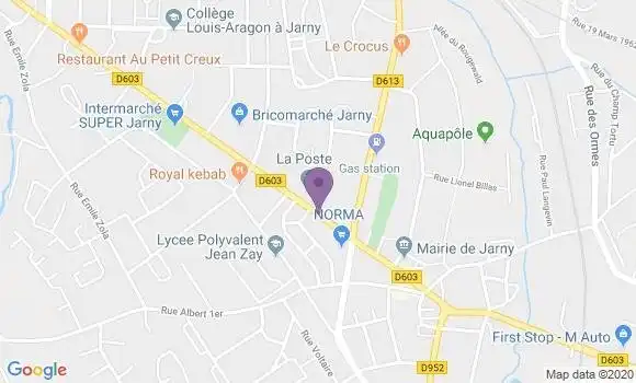Localisation Jarny - 54800