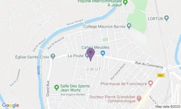 Localisation Joeuf Bp - 54240