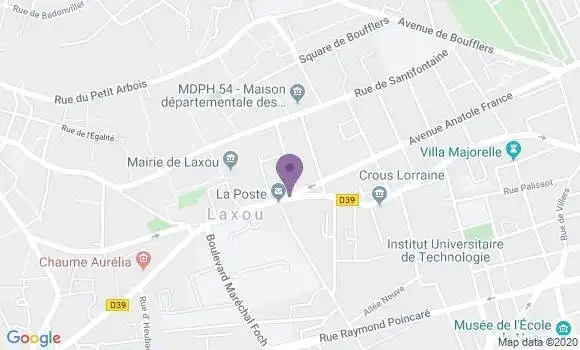 Localisation Laxou Principal - 54520