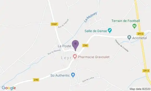 Localisation Leyr Bp - 54760