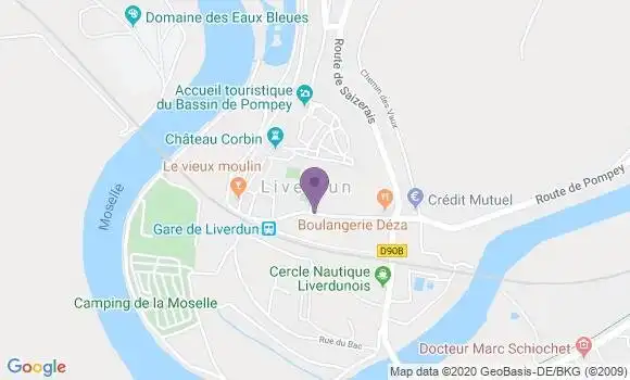 Localisation Liverdun Bp - 54460