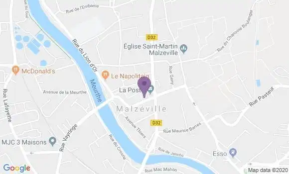 Localisation Malzeville Bp - 54220