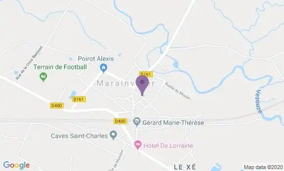 Localisation Marainviller Bp - 54300