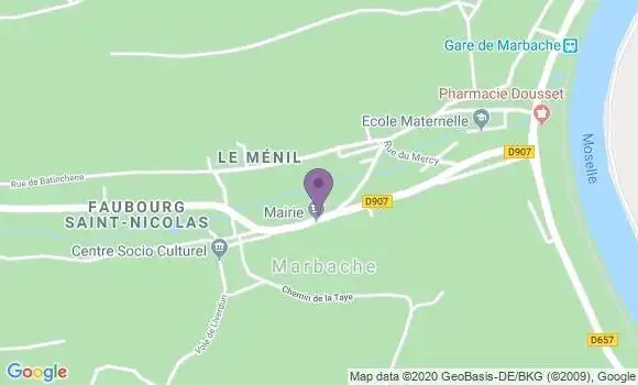 Localisation Marbache Bp - 54820