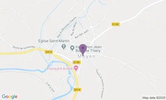 Localisation Moyen Bp - 54118