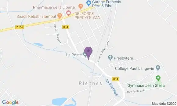 Localisation Piennes - 54490