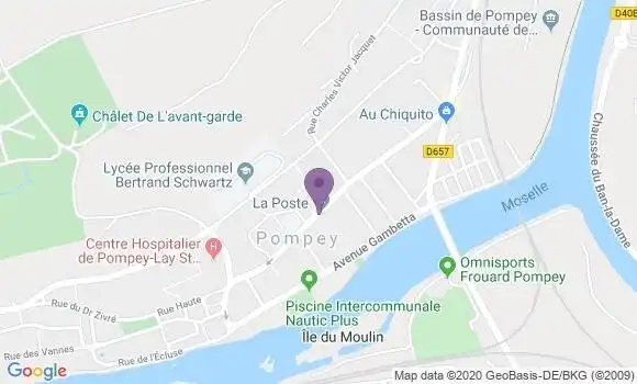 Localisation Pompey Bp - 54340
