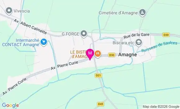 Localisation Amagne - 08300