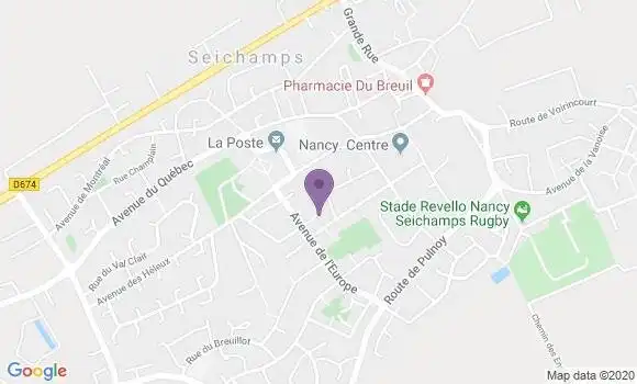 Localisation Seichamps Bp - 54280