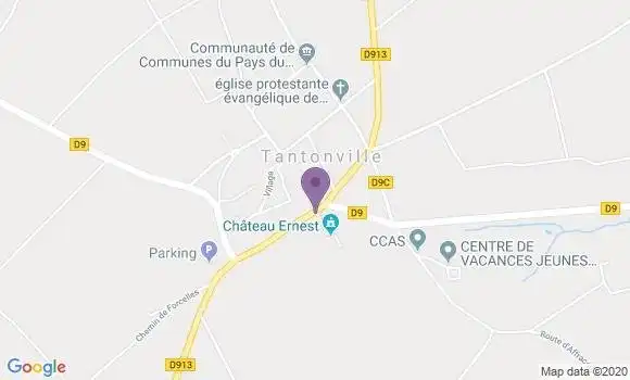 Localisation Tantonville Bp - 54116