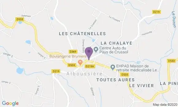 Localisation Alboussiere - 07440
