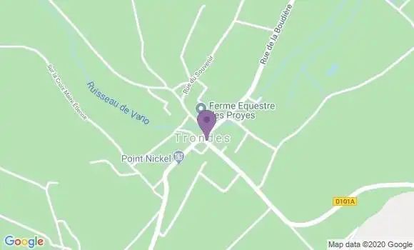 Localisation Trondes Ap - 54570