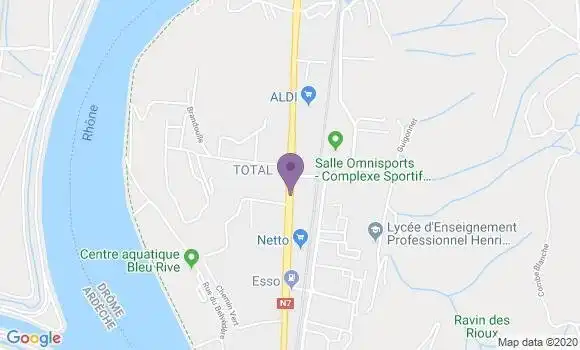 Localisation Andance Bp - 07340