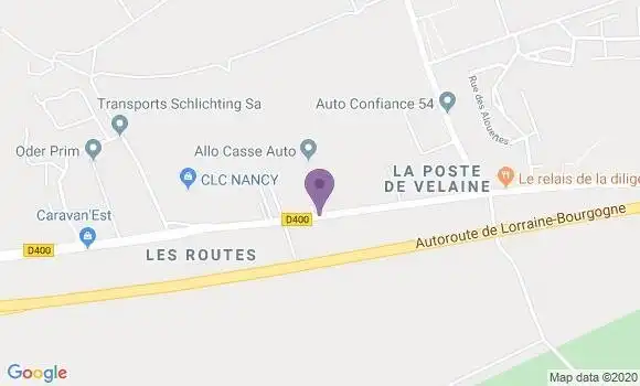 Localisation Velaine En Haye Ap - 54840