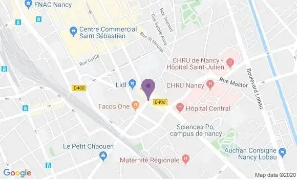 Localisation Jarville Leclerc Bp - 54140