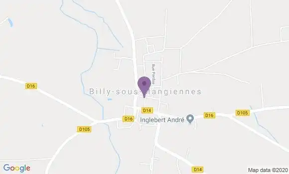 Localisation Billy sous Mangiennes Ap - 55230