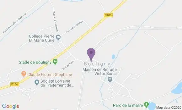 Localisation Bouligny - 55240
