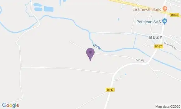 Localisation Buzy Darmont Ap - 55400