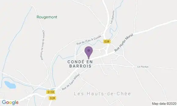 Localisation Les Hauts de Chee Ap - 55000