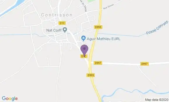 Localisation Contrisson Bp - 55800