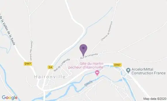 Localisation Haironville Ap - 55000