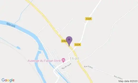Localisation Inor Bp - 55700