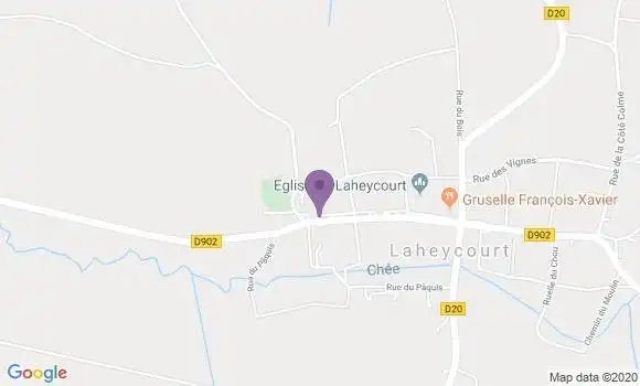 Localisation Laheycourt Ap - 55800