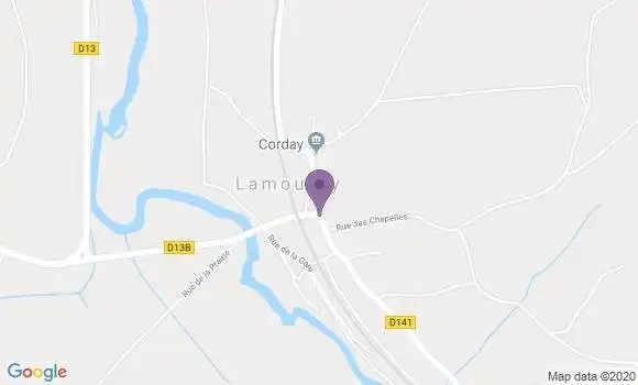 Localisation Lamouilly Bp - 55700