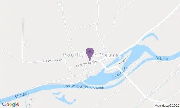 Localisation Laneuville sur Meuse Ap - 55700