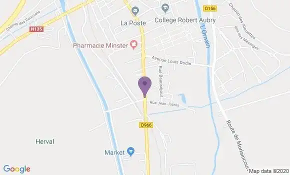 Localisation Ligny En Barrois - 55500