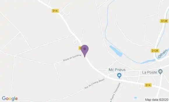Localisation Mangiennes Bp - 55150