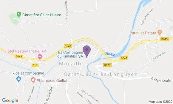 Localisation Marville - 55600