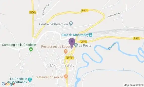 Localisation Montmedy - 55600
