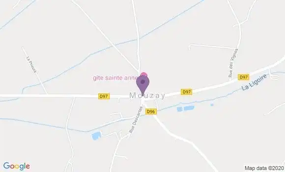 Localisation Mouzay Bp - 55700
