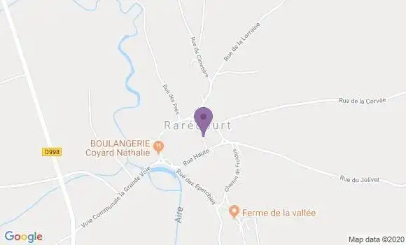 Localisation Rarecourt Bp - 55120