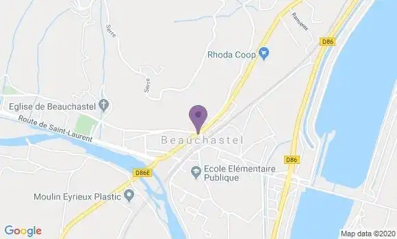 Localisation Beauchastel Bp - 07800