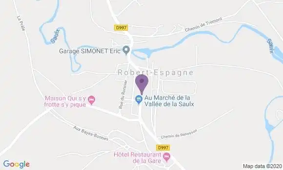 Localisation Robert Espagne Bp - 55000
