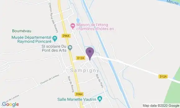 Localisation Sampigny Bp - 55300