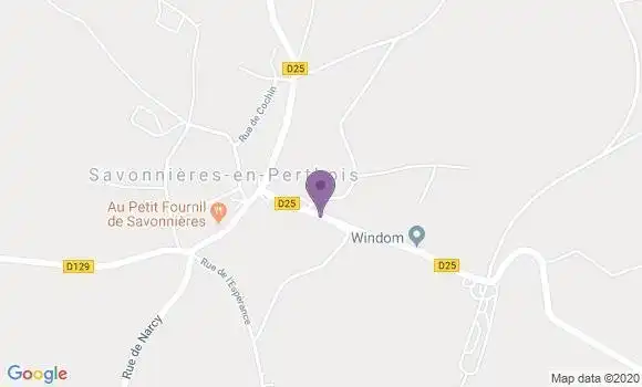 Localisation Savonnieres En Perthois Bp - 55170