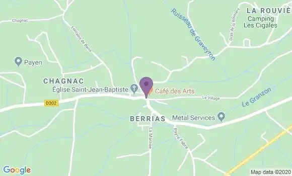 Localisation Berrias et casteljau Bp - 07460