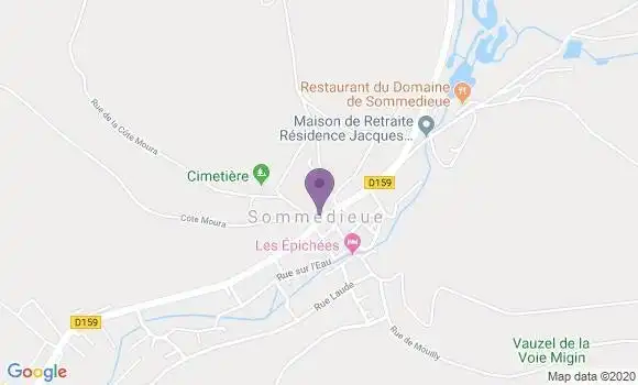 Localisation Sommedieue Bp - 55320